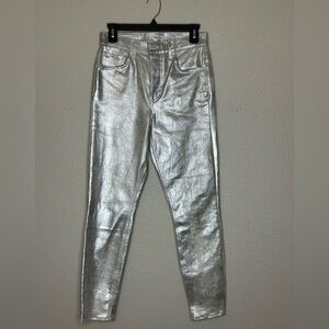 GRLFRND The Karolina Metallic Denim Pant